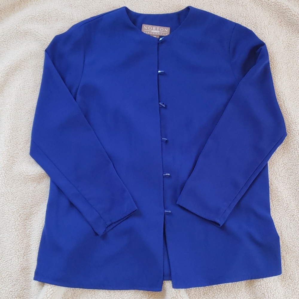 Beautiful royal blue blouse